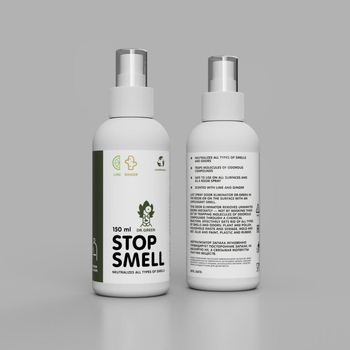 Нейтрализатор запаха Dr. Green Stop Smell ginger/lime спрей 150 - Премиум товары - Аксессуары - Магазин домашних увлечений homehobbyshop.ru