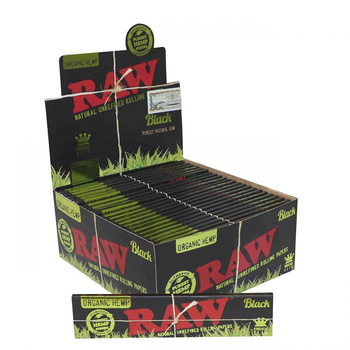 Бумага RAW Black Organic Hemp KS - Самокрутки - Бумага RAW - Магазин домашних увлечений homehobbyshop.ru